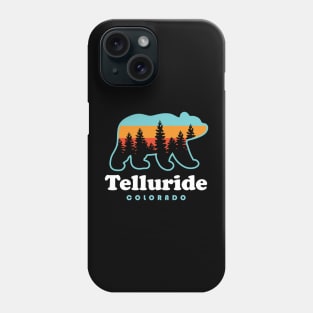 Telluride Colorado Mountains Telluride Mountain Bear Phone Case