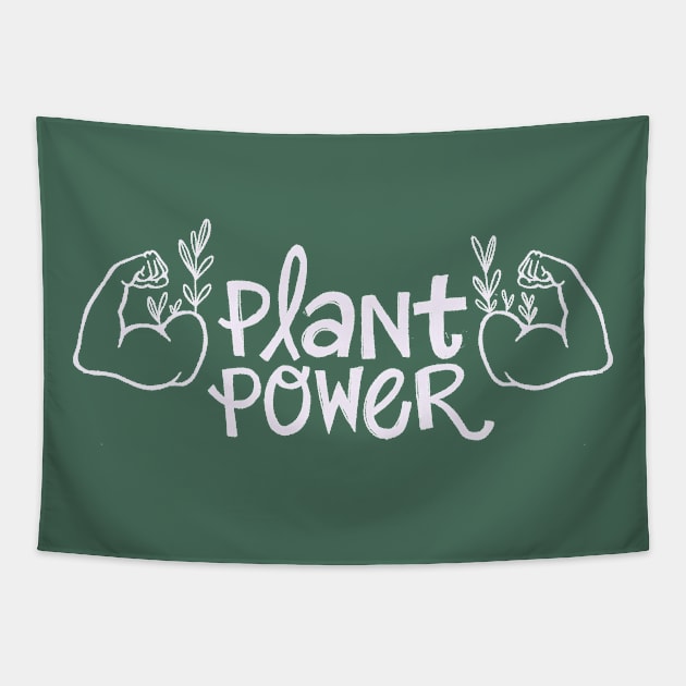 Plant Power Tapestry by IllustratedActivist