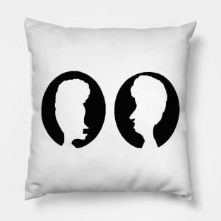 Beavis and Butthead Black Silhouette Pillow