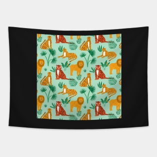 Cat Family pattern Tapestry