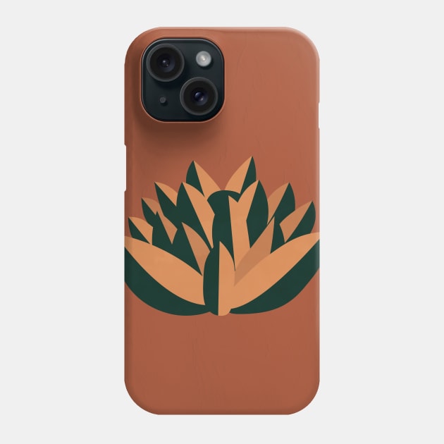 Bohemian Terracotta Flower Phone Case by Colorable