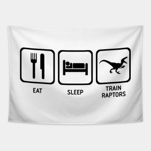 Eat Sleep Train Tapestry