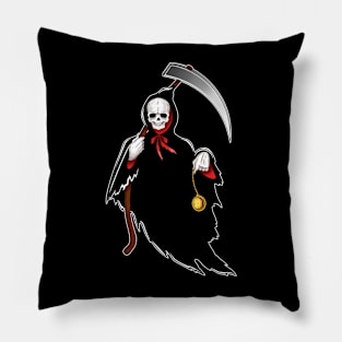 Reaper with scythe Pillow