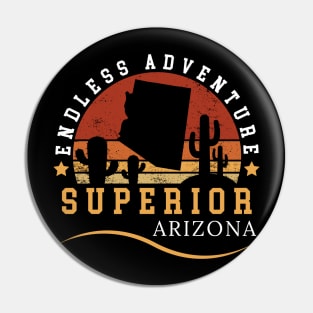 superior Arizona Pin