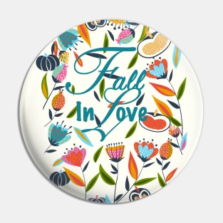 Fall in Love Pin