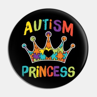 Autism Princess Pin