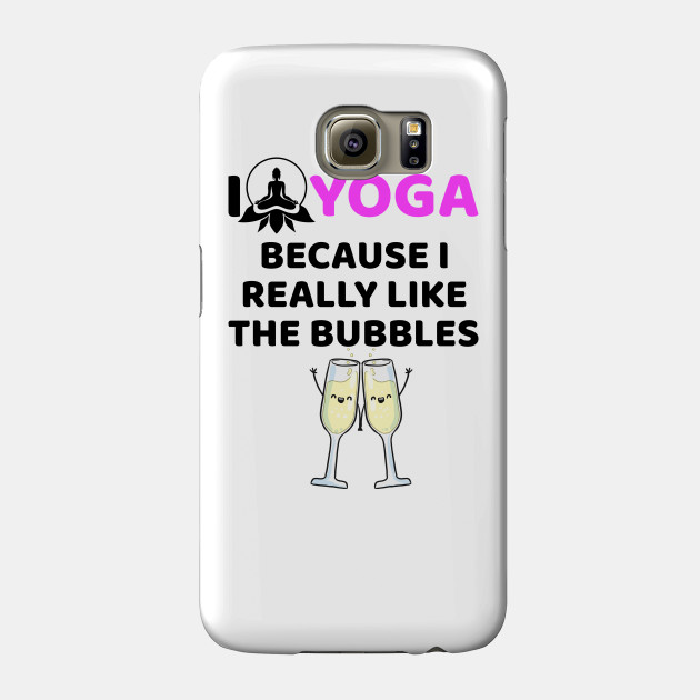 Yoga I Love Champagne Yoga Phone Case Teepublic