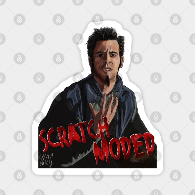 Cabin Fever: Scratchmoded Magnet by 51Deesigns