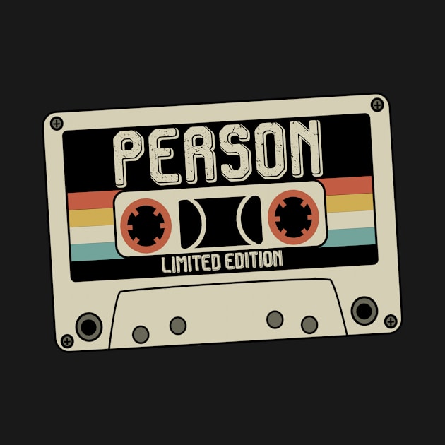 Person - Limited Edition - Vintage Style by Debbie Art