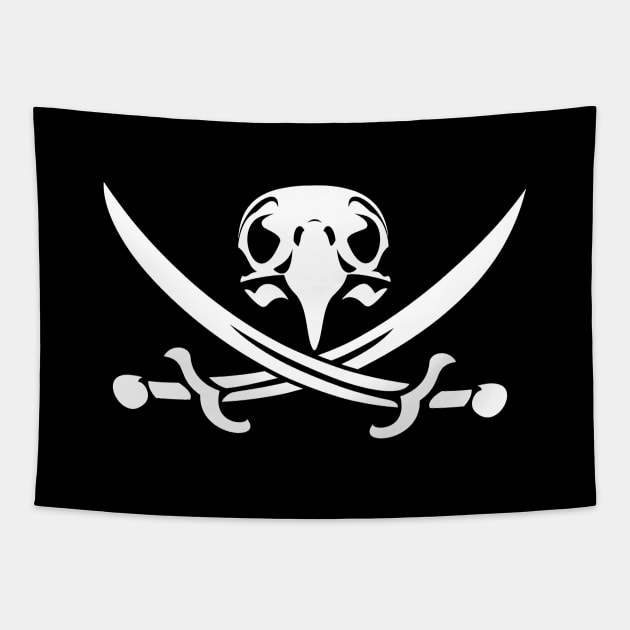 Jack Rackham Libertarian Flag Tapestry by TidesOfLiberty