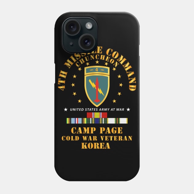 4th Missile Command - Camp Page - Chuncheon, Korea - Cold War Veteran X 300 Phone Case by twix123844
