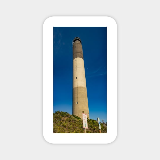 Oak Island Lighthouse Magnet by KensLensDesigns