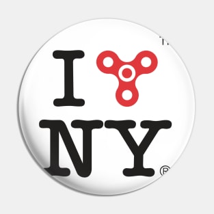 I FIDGET NY Pin