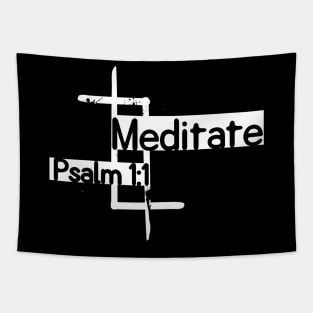 Meditate Psalm chapter 1 Tapestry