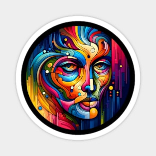 Faces - Flow - Colors Magnet