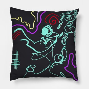 Digital jiu-jitsu - scifi foolz Pillow