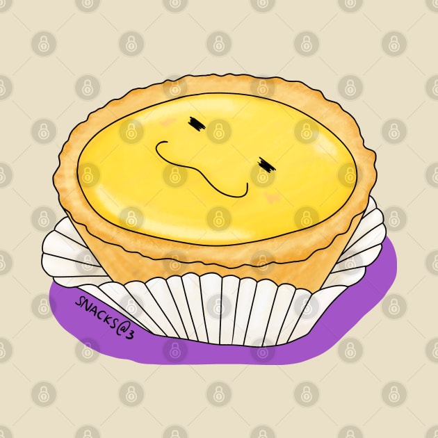 Delicious yellow egg tart by Snacks At 3