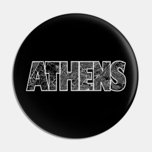 Athens Street Map Pin