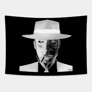 oppenheimer facsimil ecopop art negative Tapestry