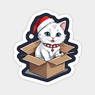 Cat christmas Magnet