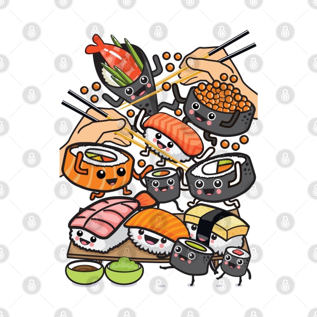 Sushi Party! by Plushism