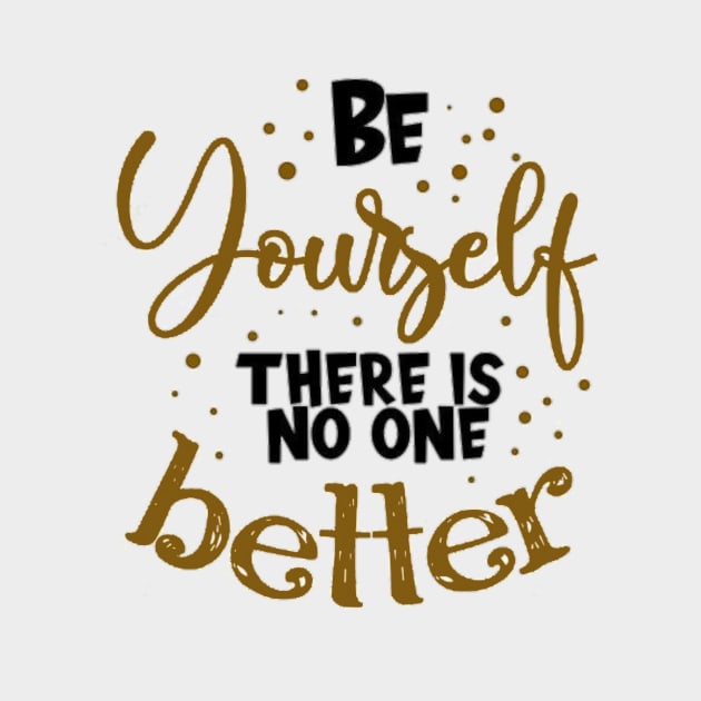 Be yourself design qoutes by Ariefillustrator