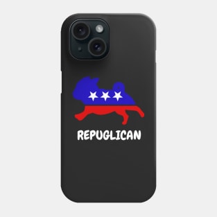 Repuglican Pug Funny Cute Republican Support Phone Case