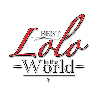 Best Lolo in the world Filipino design T-Shirt