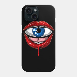 Psychedelic Mouth Eye Phone Case