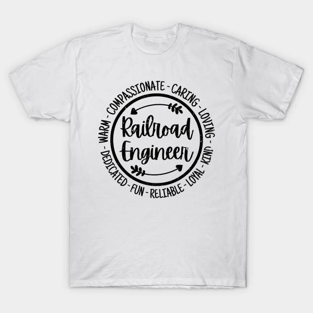 Railroad Engineer Vintage Gift - Railroad Engineer - T-Shirt | TeePublic Railroad Engineer Vintage Gift - Railroad Engineer - T-Shirt | TeePublic