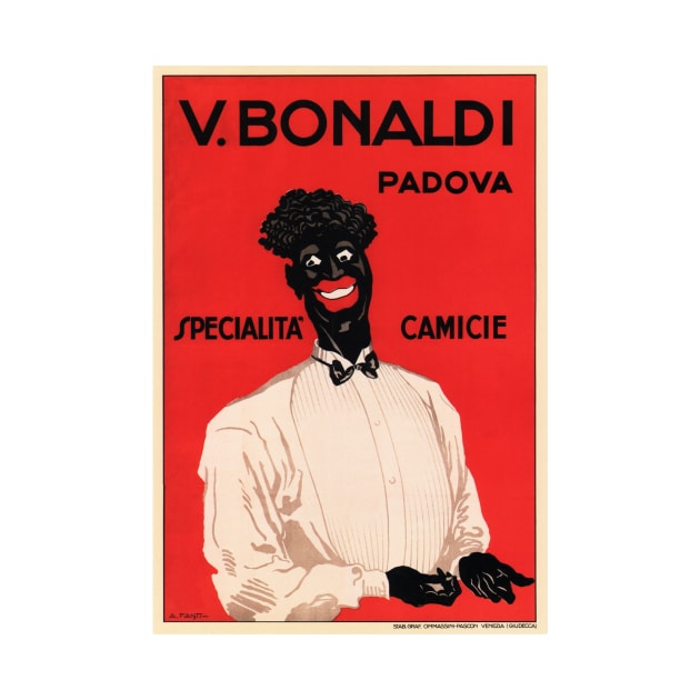 V BONALDI PADOVA Special Tailored Shirts Vintage Italy Advertisement Art Deco by vintageposters