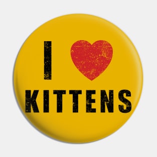 I HEART KITTENS (worn) [Rx-TP] Pin