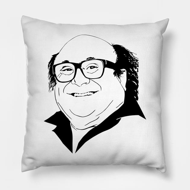 danny devito Pillow by rusdistore