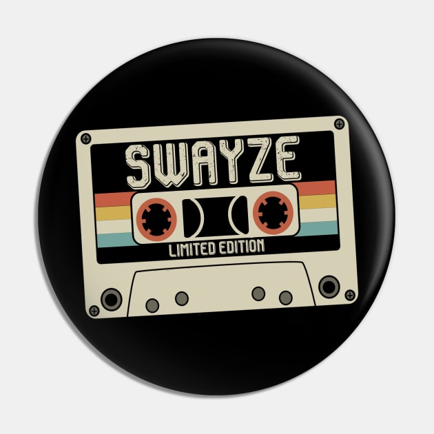 Swayze - Limited Edition - Vintage Style Pin by Debbie Art
