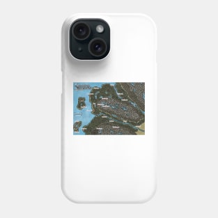 Map of the Duchy of Cloven Bay Phone Case