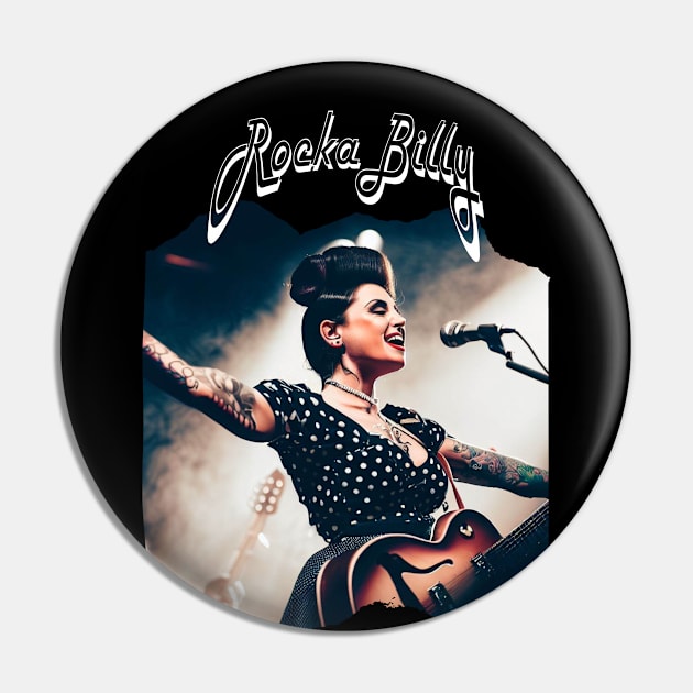 Rockabilly Pin by MckinleyArt