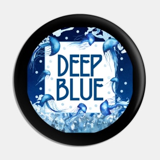 Deep Blue Waters Pin