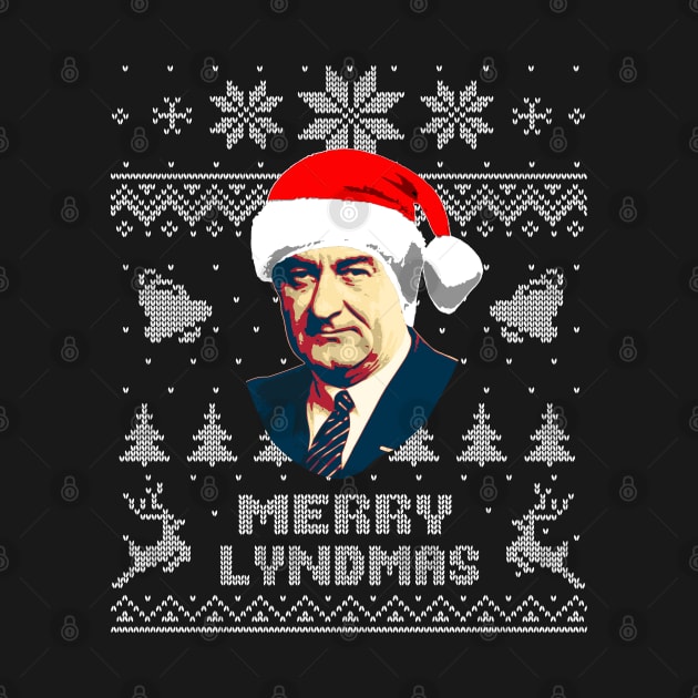 Lyndon B Johnson Funny Christmas by Nerd_art