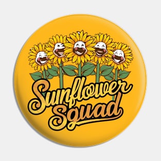 Sunflowers Squads Pin