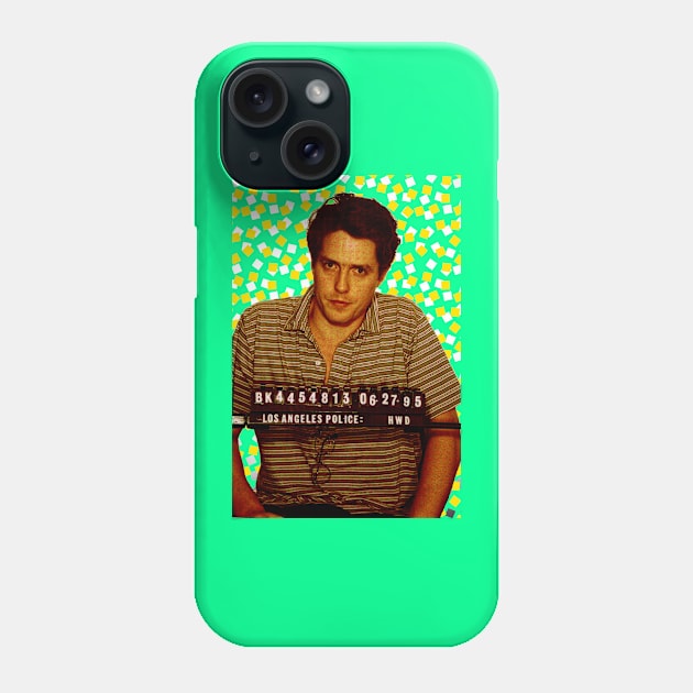 Hugh Grant Mugshot Phone Case by SABREart