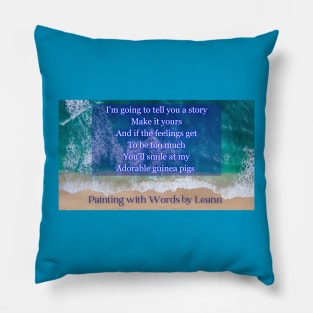 I'm going to tell you a story Pillow