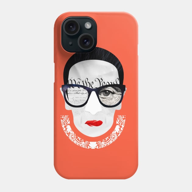 Ruth Bader Ginsburg - RBG Phone Case by ChrisPaulFarias