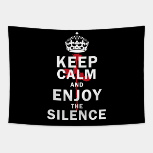 Keep The Silence Tapestry