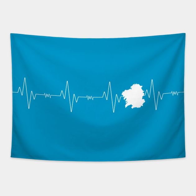 Galician Heartbeat Tapestry by Miranda Nelson