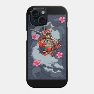 Samurai In Smoke Phone Case