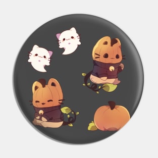 Pumpkin Kitty Pin