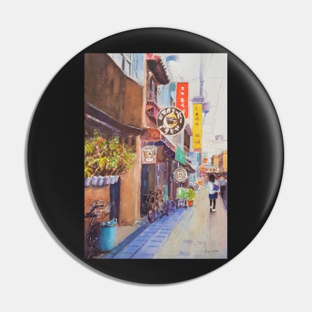 Japanese street scene Pin by sampabhakta