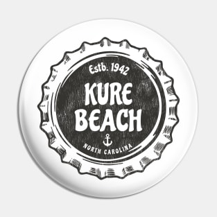 Kure Beach, NC Summertime Vacationing Bottle Cap Pin