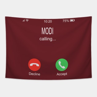 Modi Calling Tapestry