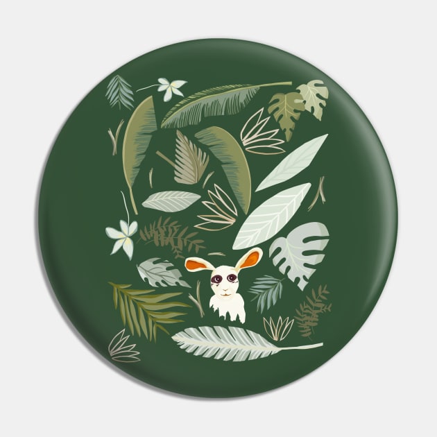 Rabbit in the forest Pin by rachelslanguage